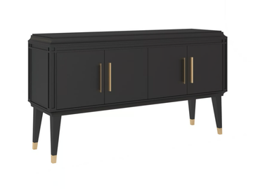 TOM - Wood veneer sideboard with doors by Guerra Vanni - view 2